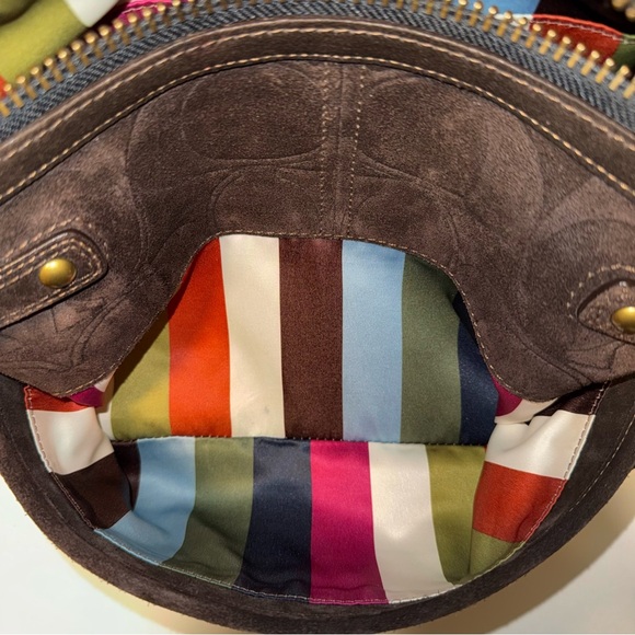 🤎RARE NEW COACH LEGACY SIGNATURE EMBOSSED SUEDE SHOULDER BAG 65TH ANNIVERSARY🤎 - Picture 8 of 13